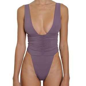 Plum echo one piece swim suit